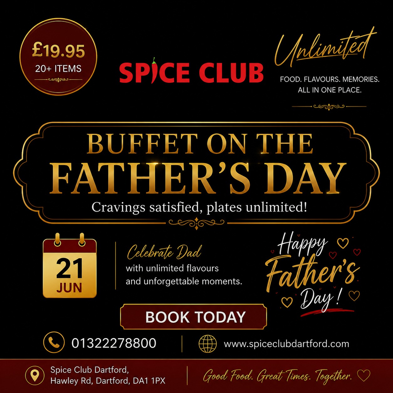 Spice Club Dartford welcome image